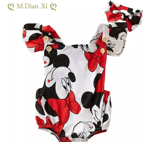 Body Enterito Minnie Mouse Nuevo Mameluco Para Bebe Hermoso