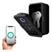 Comprar Guarda Chaves Eletrônico E Chaves App Remoto Senha E Digital Cor Preto
