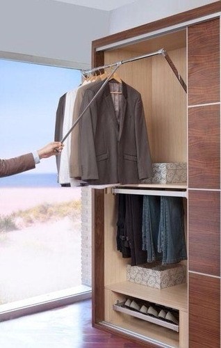 Imagen 2 de 6 de Elevador De Ropa Hafele 63-80 Para Placard