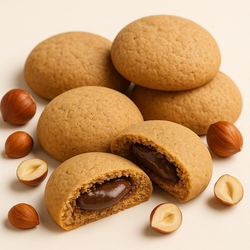 Galletas Rellenas Crema Avellana Cacao Delis De María 240 G