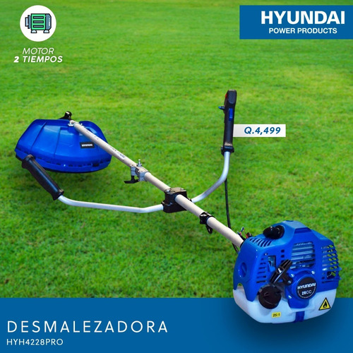 Imagen 3 de 6 de Desmalezadora Hyundai 42cc Profesional Hyh4228pro