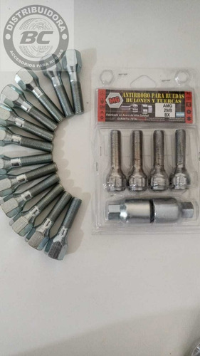 Kit De 12 Bulones+kit Antirrobo Para Fiat Llanta Iava 13x6