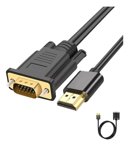 Cable Convertidor Adaptador Video Hdmi A Vga Macho A Macho Cable Auxiliardisplay Port Cable Hdmi Steren Joytekk