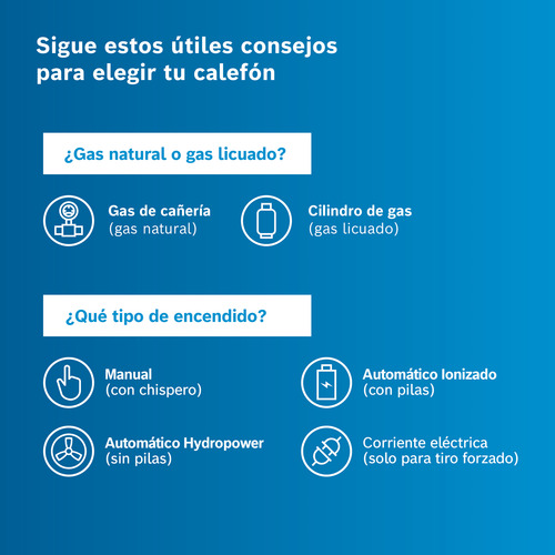 Calefont Junkers 14 Litros Gas Licuado