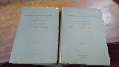 Libro Yamandú Rodriguez  Selección De Cuentos  2 Tomos