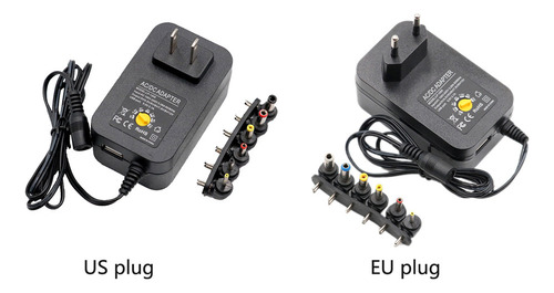 Adaptador De Corriente Ajustable 3v 2a 6v.. 5v 5v 12v Ac/dc.