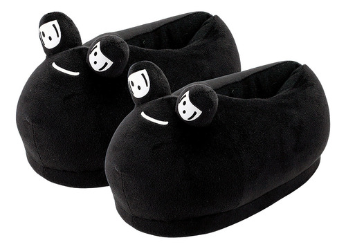 Pantuflas Pou Negro Alien