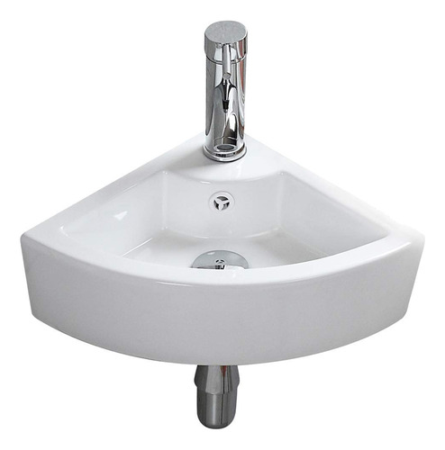 Lavabo Pequeño Para Baño, Triángulo, Montaje En Pared, Tocad