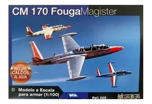 Cm 170 Fouga Magister  Escala 1/100 Modelex 005