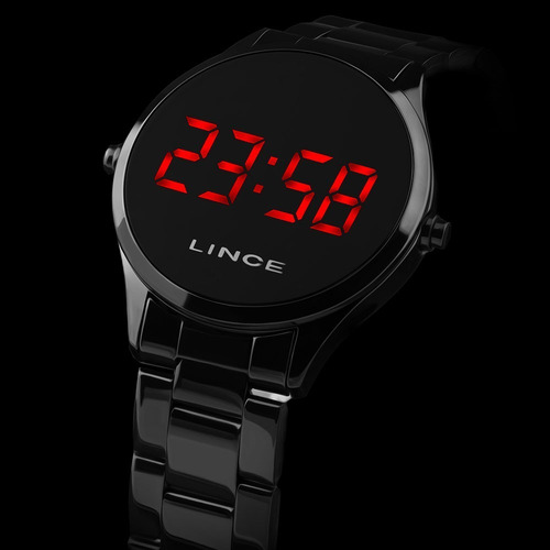 Relógio Feminino Lince Digital Led Mdn4618lvxpx