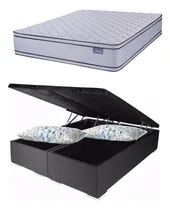 Comprar Box Baul Queen Colchon Espma Ortopedico Extra Extra Firme