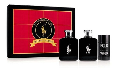 Polo Black Hombre Perfume Original Set 125 Perfumesfreeshop!