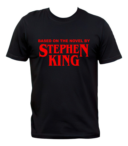 Remera Negra Based On The Novel By Stephen King 100% Algodon