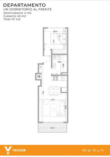 Departamento Monoambiente De Pozo En Venta - 1 Baño - 32mts2