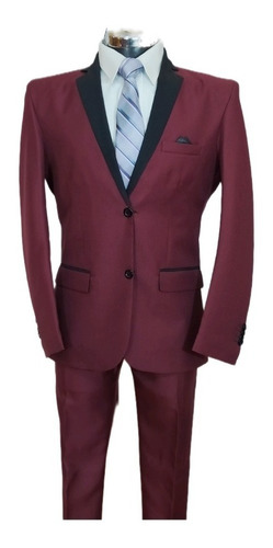 Trajes Slim, Hechura Al Gusto, Color A Elegir, Tallas Xl