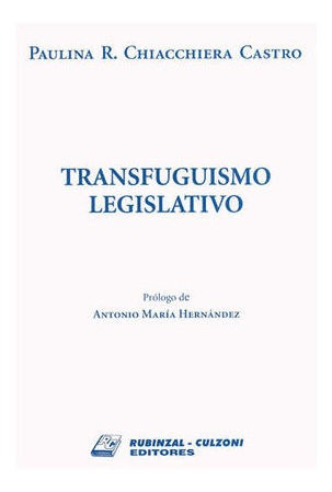 Libro Transfuguismo Legislativo