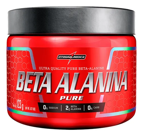 Beta Alanina Pura em Pó 123g Integralmédica