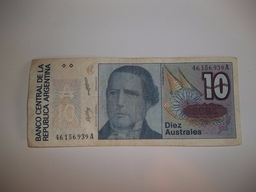 Billete 10 Australes Series A, B Y C