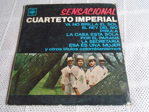 Disco De Vinilo Del Cuarteto Imperial . Sensacional