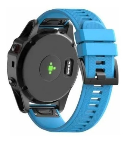 Pulseira Pgarmin Fenix 5 6 Forerunner 935 945 Azul Claro