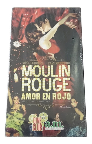 Moulin Rouge Amor En Rojo Pelicula Vhs Nuevo 2002 Fox