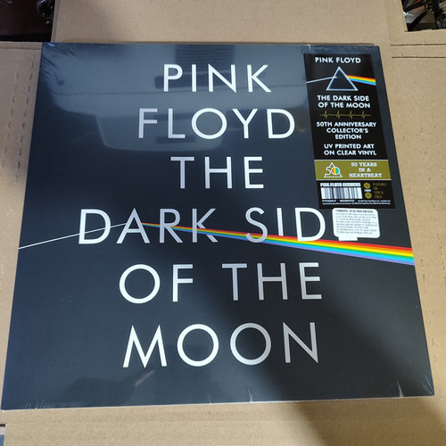 Pink Floyd The Dark Side Of The Moon 50th 2 Lp Clear Vinilo