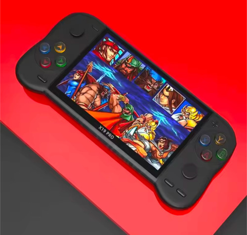 Consola Portátil X19 Pro 32gb Pantalla 5.1 Mame +emuladores Negro