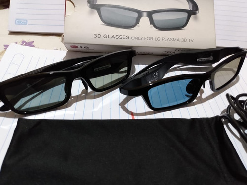 Kit 2 Óculos 3d LG Ag-s350 + 2 Controle Remoto