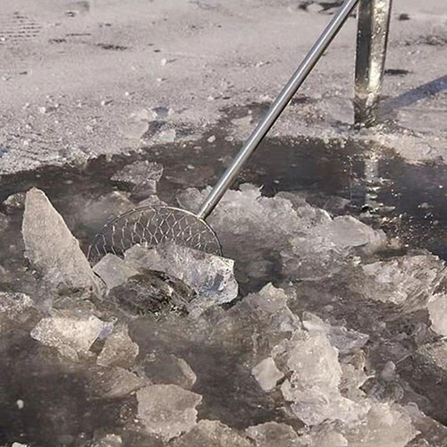 Equipo De Pesca En Hielo, Con Mango Largo, Cuchara Para