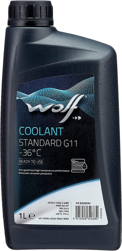 Refrigerante Wolf Coolant G11 Moto-auto