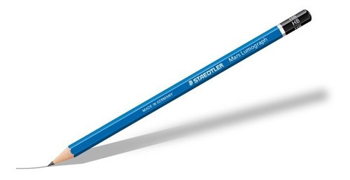 Lapices Staedtler Mars Lumograph Graduación 2h A 8b Lata X12 Color Negro