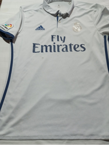 Camiseta De Fútbol De Real Madrid adidas Original Con Cuello