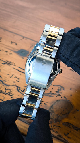 Rolex Datejust 36mm Buckley Dial Raro Prateado Dourado Branco (Usado)