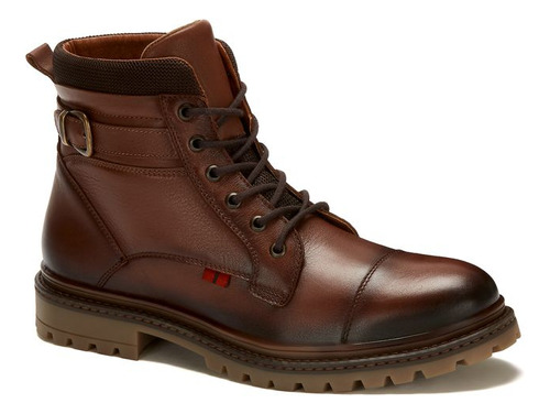 Bota Urban V17163pr Suela Goma Ojal Metal Hebilla