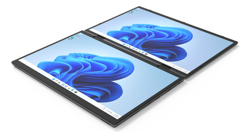 Cuaderno Portátil Flip Touch 2 En 1 Con Doble Pantalla De 14