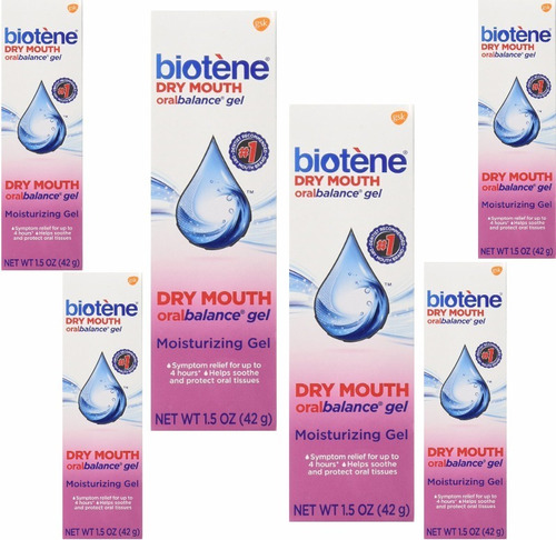 Biotene Oral Balance Gel Hidratante Para A Boca Seca 6 Cxs
