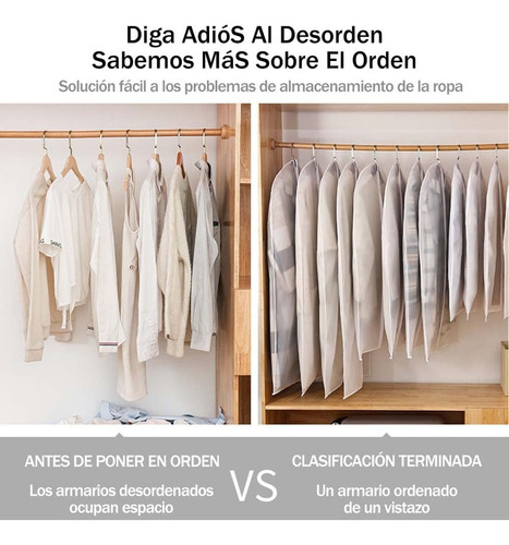 S Bolsas Protectoras A Prueba De Polvo Para Ropa, 10 Piezas