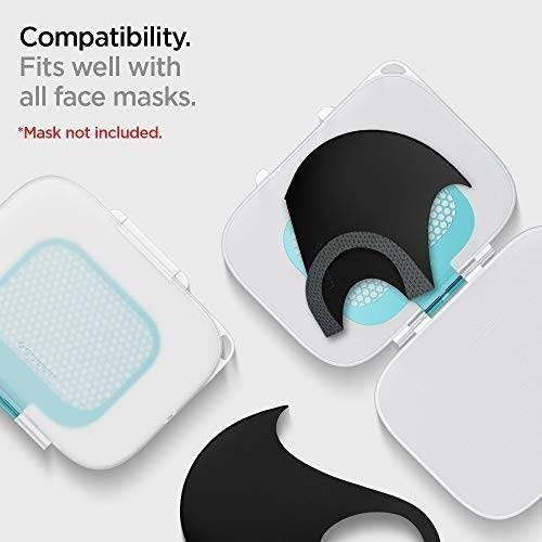 Estuche Máscara Spigen Silver Ion Con Clip Montaje Automóvil