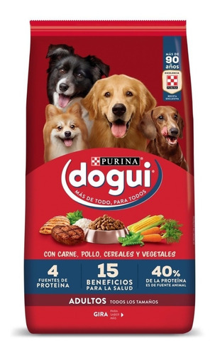 Dogui Perro Adulto De Carne Pollo Cereales Y Vegetales 21kg