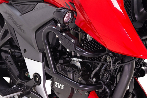 Imagen 4 de 6 de Defensas Crash Bar Moto Tvs Apache 200 / 160 Fire Parts