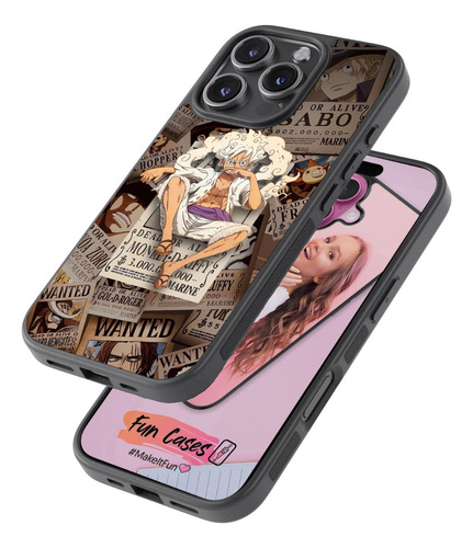 Funda One Piece Monkey D Luffy Gear 5 Zoro Sanji Shanks Tony Negro Samsung Galaxy S23 Ultra