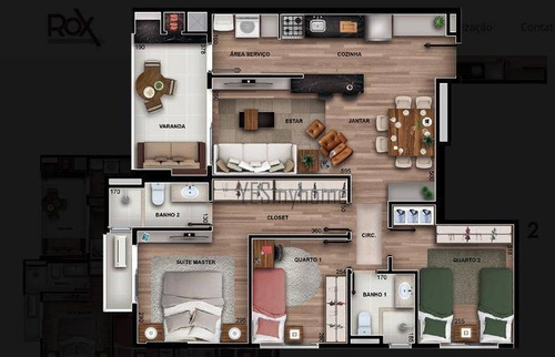 Apartamento Com 3 Quartos À Venda, 85 M² Por R$ 642.237 - Cabral - Curitiba/pr - Ap2242