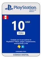 Comprar Tarjeta Playstation Gift Card Psn $10 (cuenta Peruana)