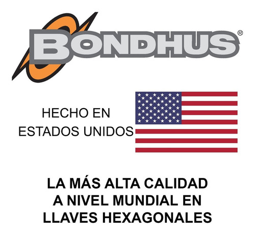 Set Juego Llaves T Allen Torx T9 T40 8 Pzas - Bondhus Usa