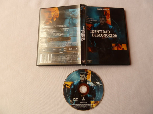 Pelicula Dvd Identidad Desconocida The Bourne Identity