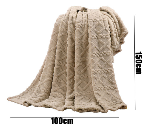 Manta Polar Para Sofá, Muy Suave, Cálida, Sólida Y Cálida, D