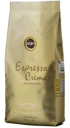 Café Em Grãos Utam Espresso Crema 1 Kg