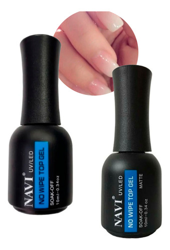 Gel Navi Uv Led Top + Base Coat 10ml Semi Permanente