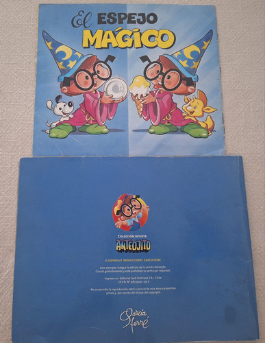 Dos Album De Figuritas De Anteojito Y Antefaz Completo (Usado)