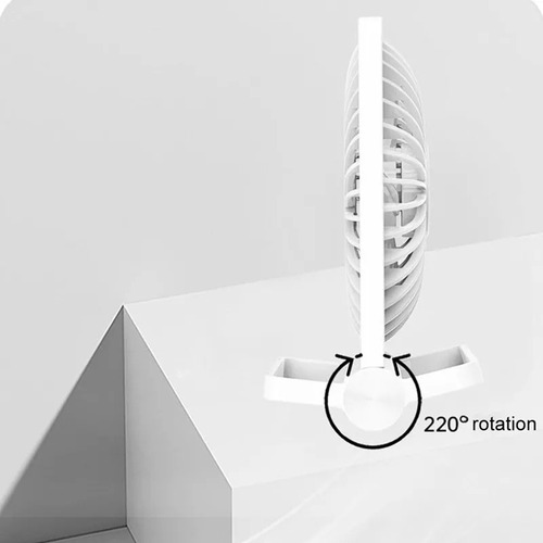 Ventilador De Escritorio Pequeño Recargable Ultra Potente